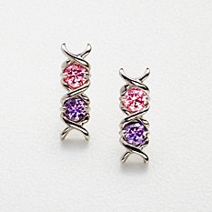 XO Birthstone Earrings